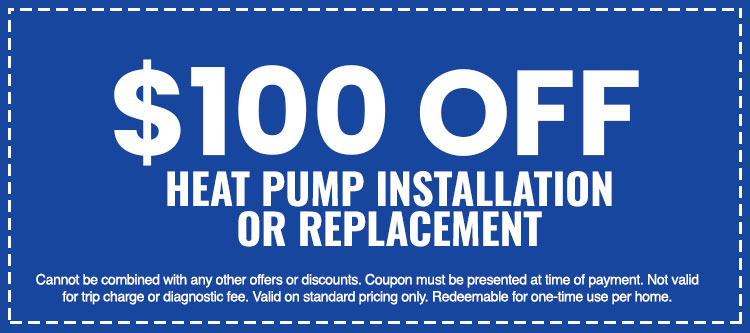 Discount on Heat Pump Installation or Replacement