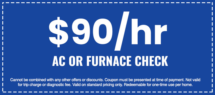 Discount on AC or Furnace Check