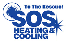 SOS Heating & Cooling Logo
